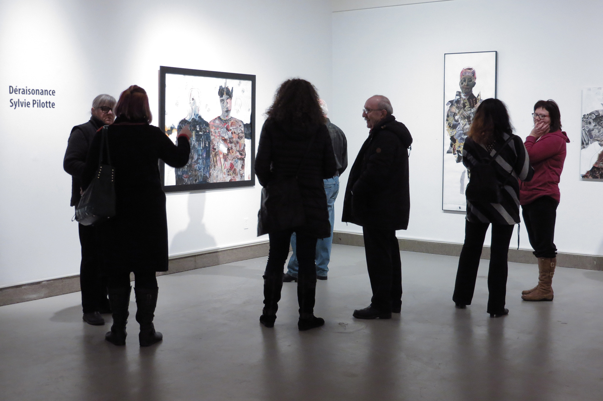 Aperçu de l'exposition de Sylvie Pilotte à la Galerie Colline