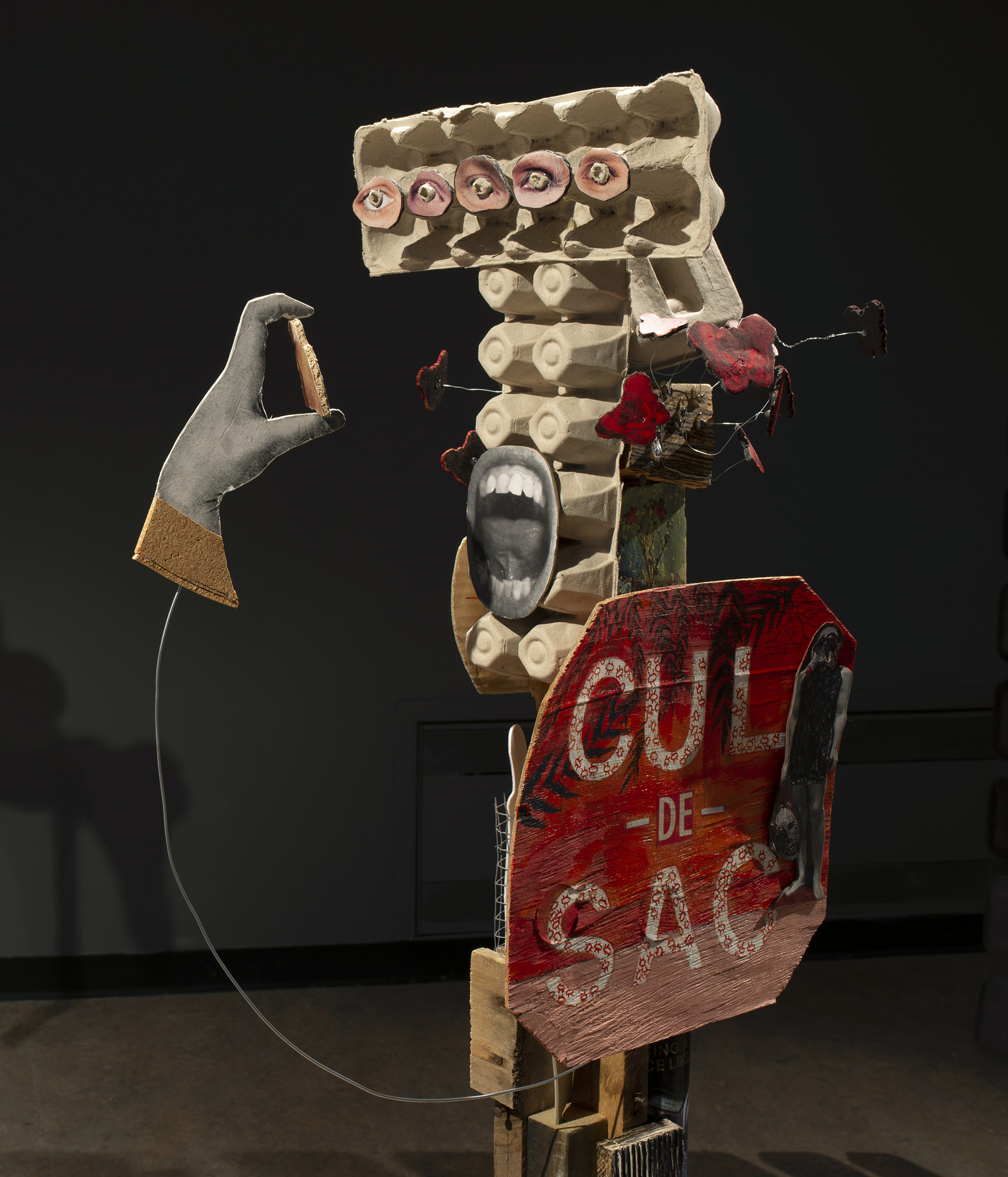 Sculpture Cul-de-sac (détails) par Sylvie Pilotte