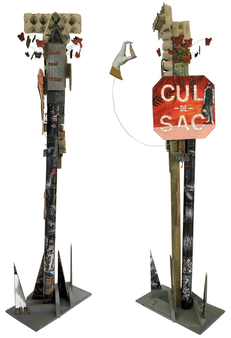 Sculpture Cul-de-sac par Sylvie Pilotte