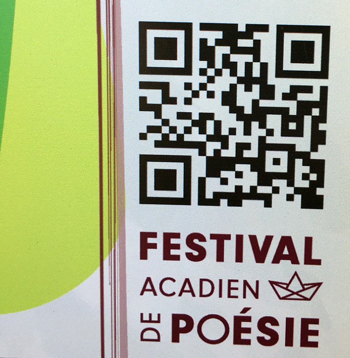 Le code QR pour écouter le poème