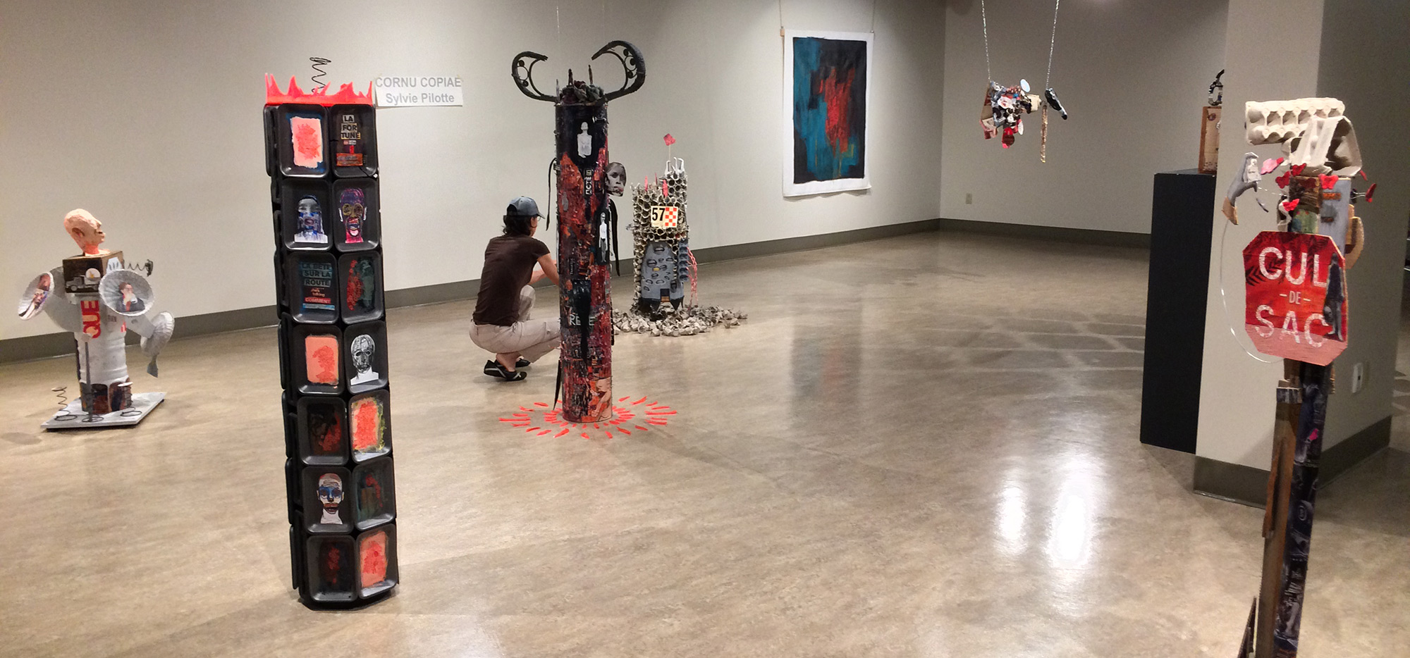 Montage de l'exposition