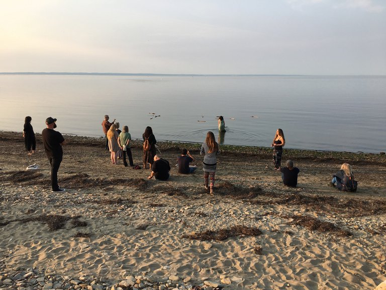 Rituel du retour à la mer