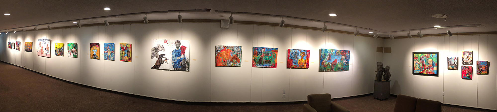 Exposition Déraisonance à la Galerie des Bâtisseurs du Centre communautaire Sainte-Anne