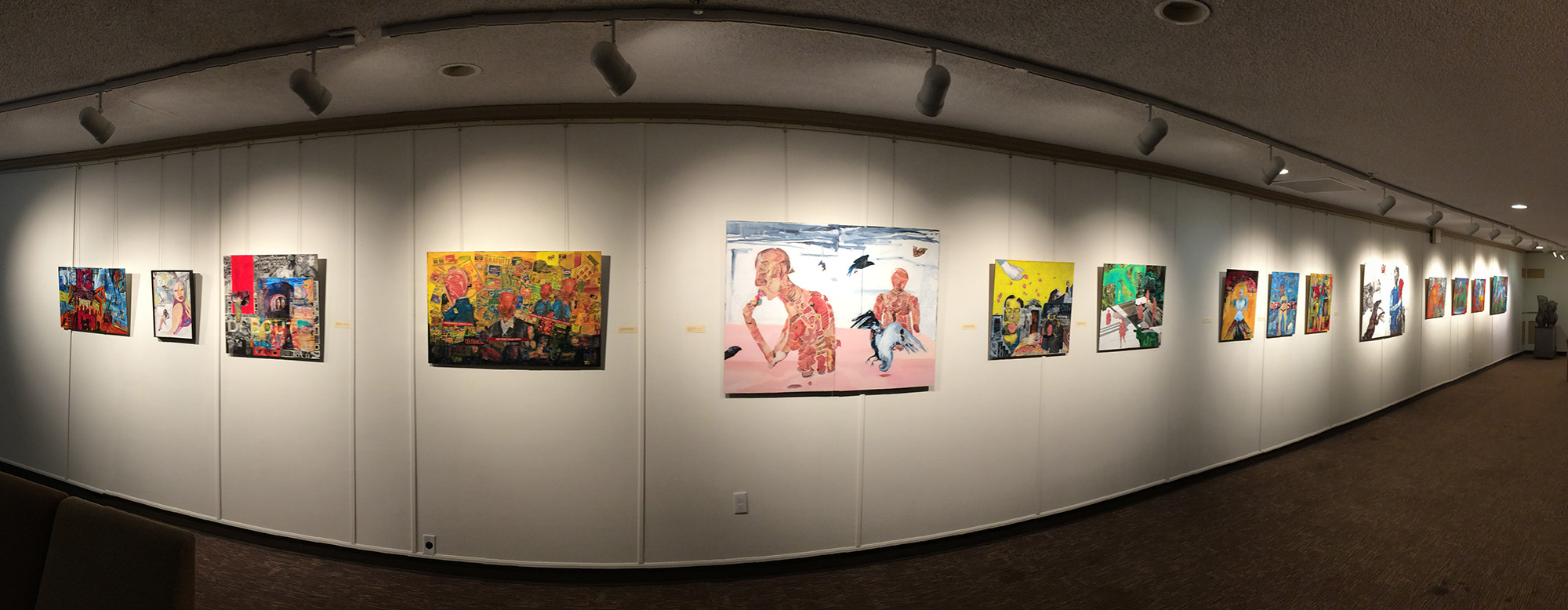 Exposition Déraisonance à la Galerie des Bâtisseurs du Centre communautaire Sainte-Anne